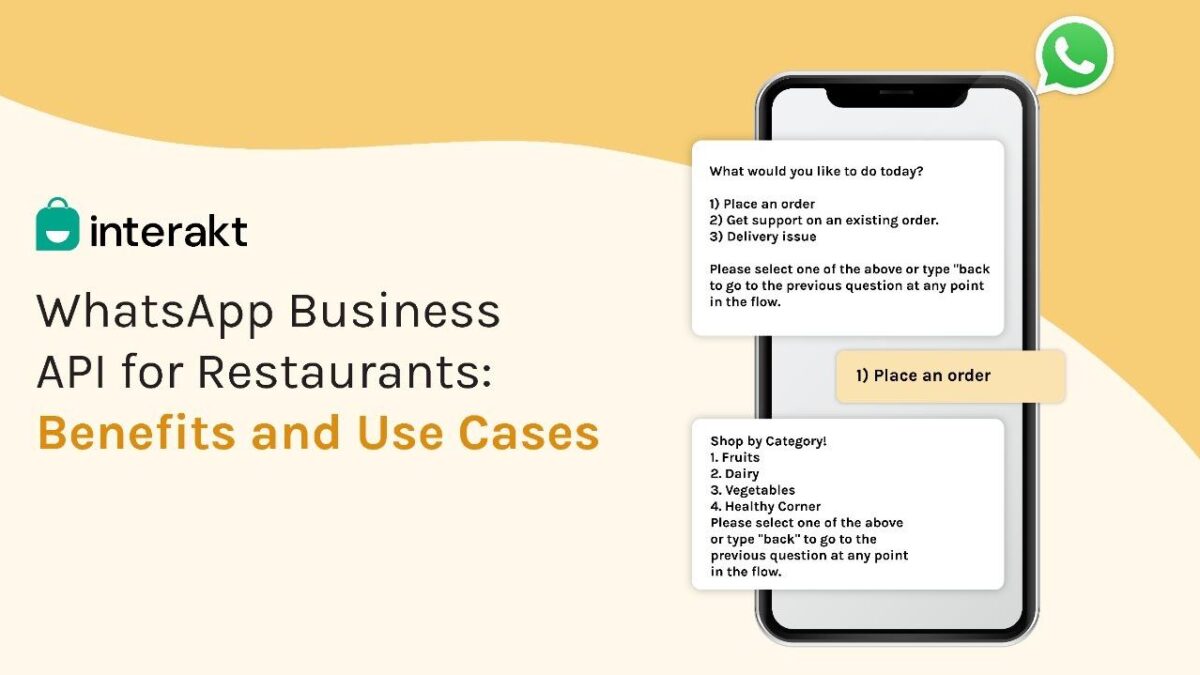 WhatsApp Business API for Restaurants: Benefits and Use Cases - Interakt -  WhatsApp for Business | WhatsApp API Pricing | WhatsApp Business Account