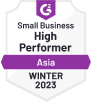 LiveChat HighPerformer Small Business Asia HighPerformer