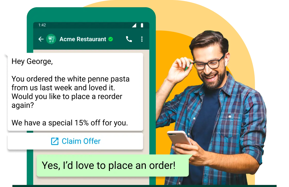 Use WhatsApp Business API For Food Industry