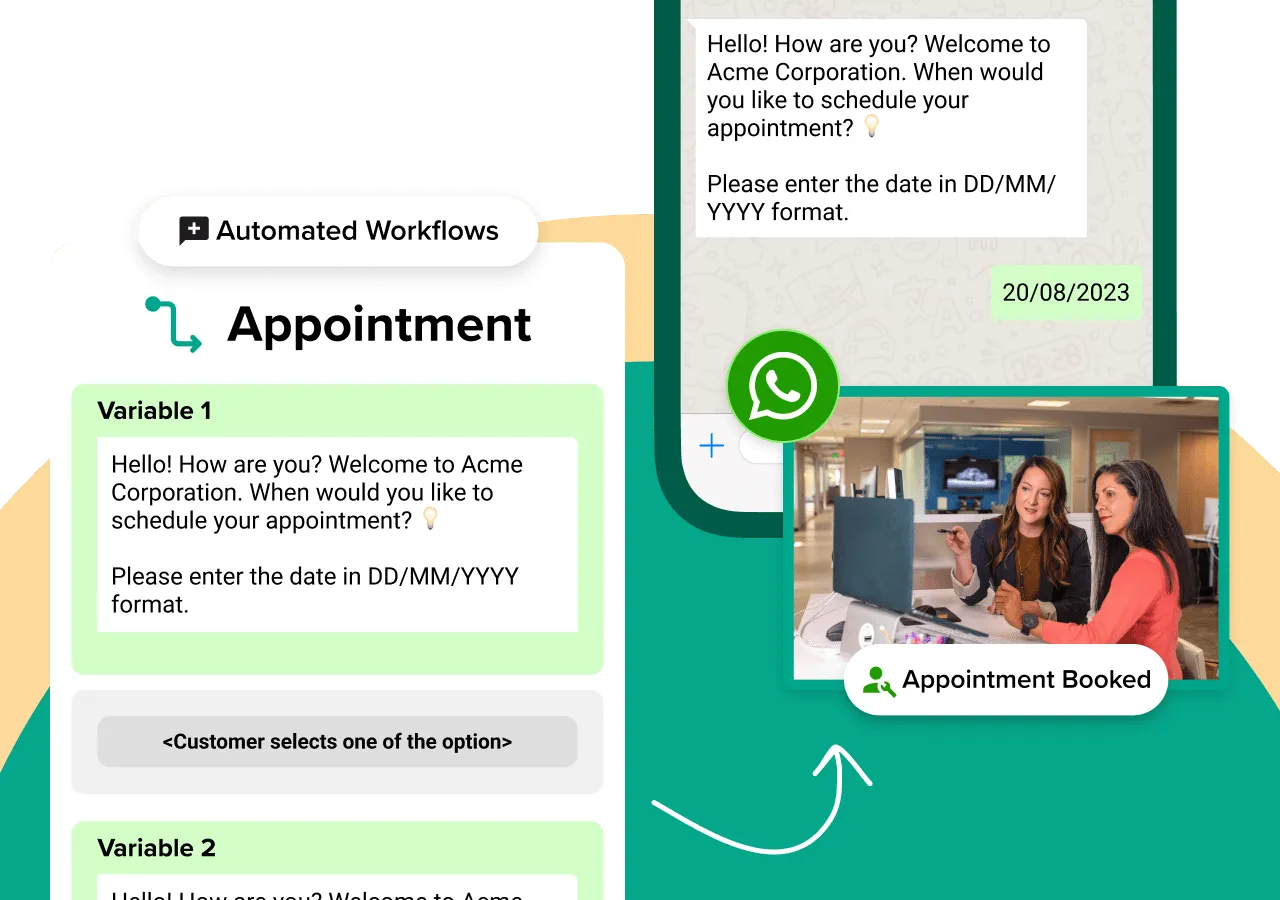 Appointment Booking with WhatsApp Business API