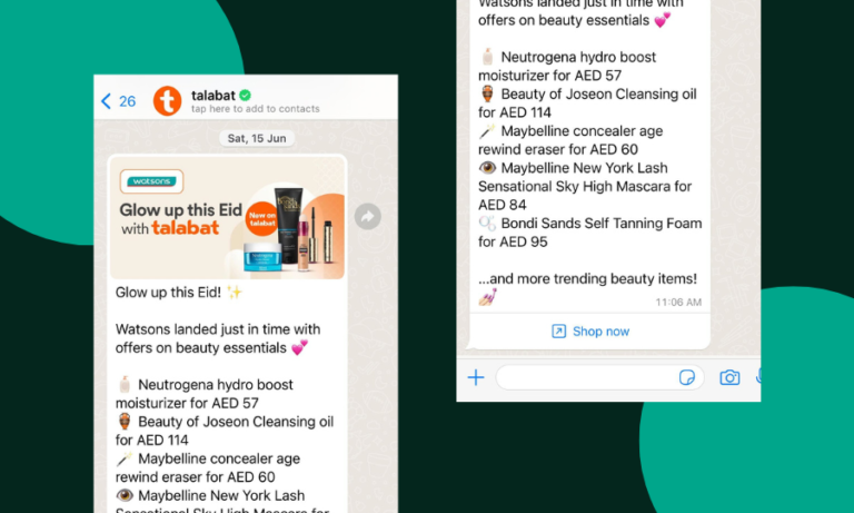 Talabat WhatsApp Marketing