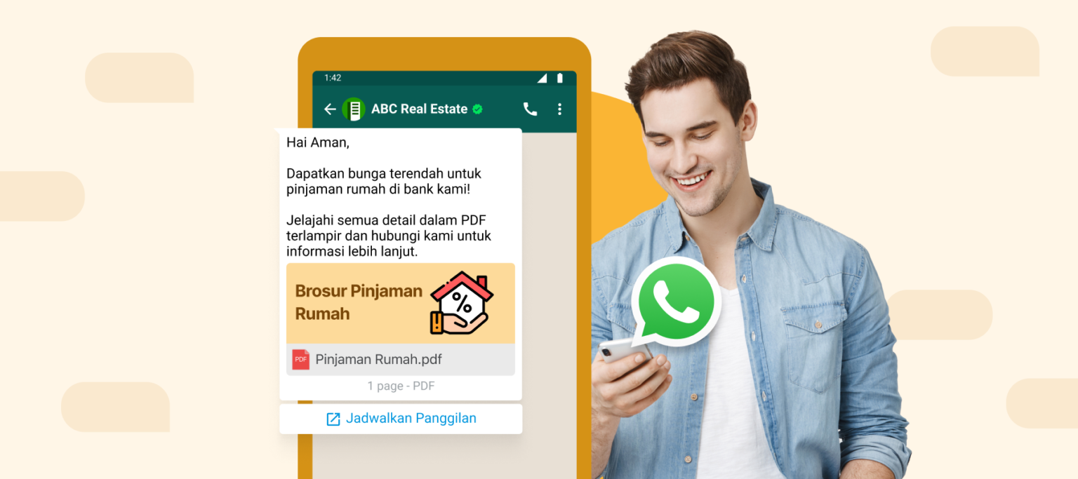 WhatsApp for real estate- bahasa