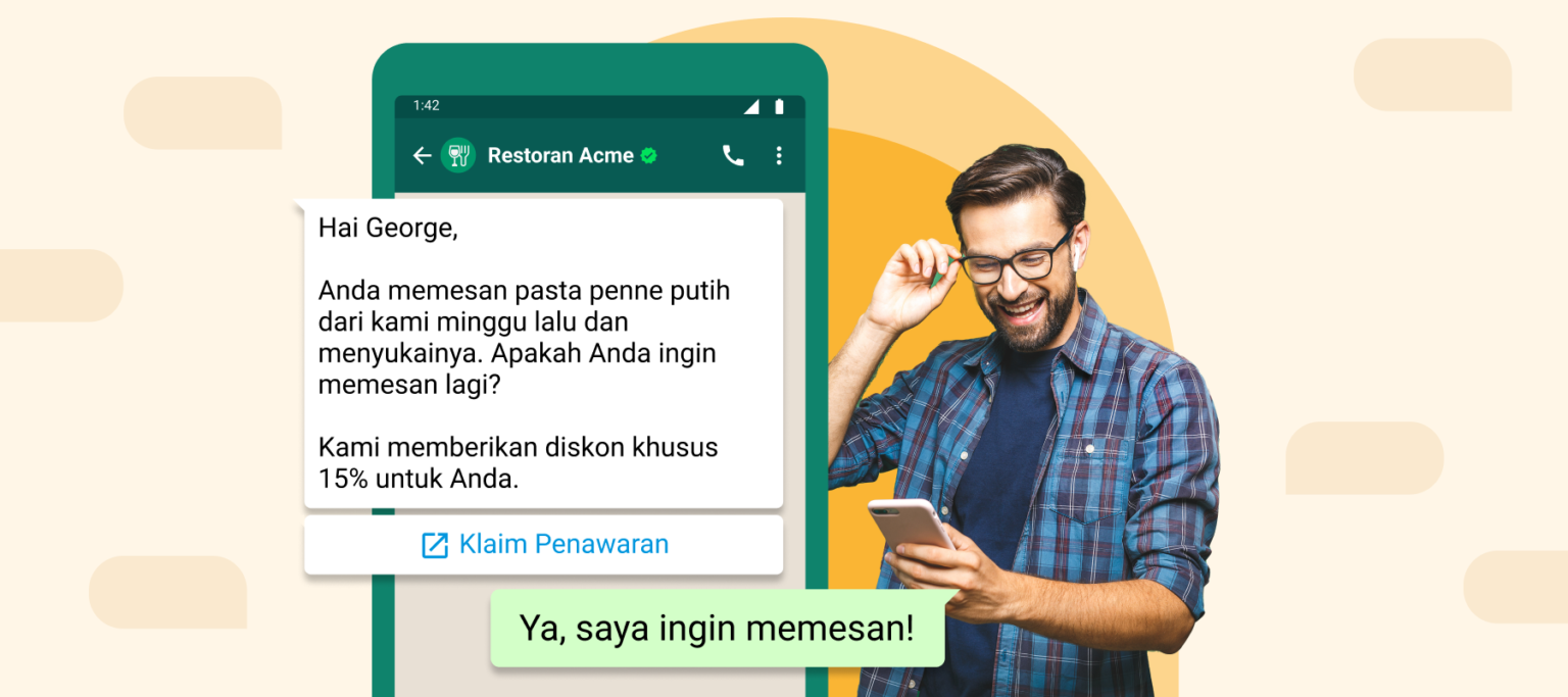 WhatsApp for food & business industry- Bahasa